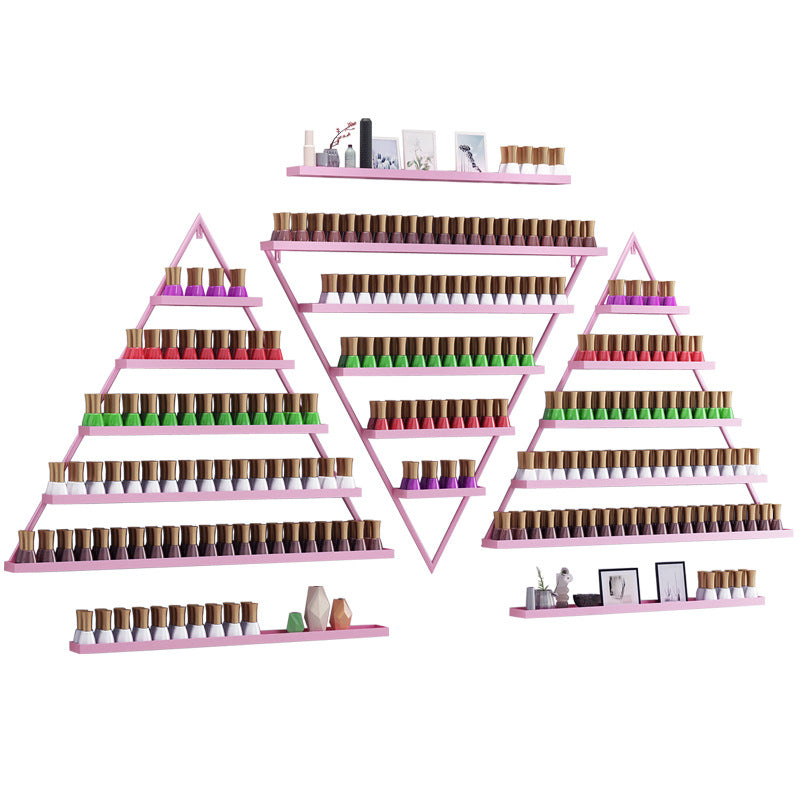 Glam Shelf Polish Display - 3pc set - Pink