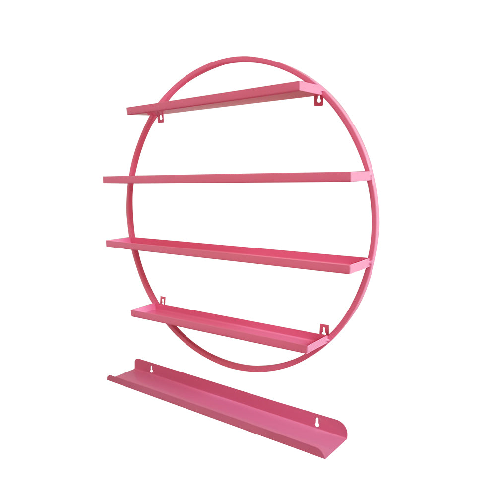 Diva Round Nail polish display Shelf - Pink