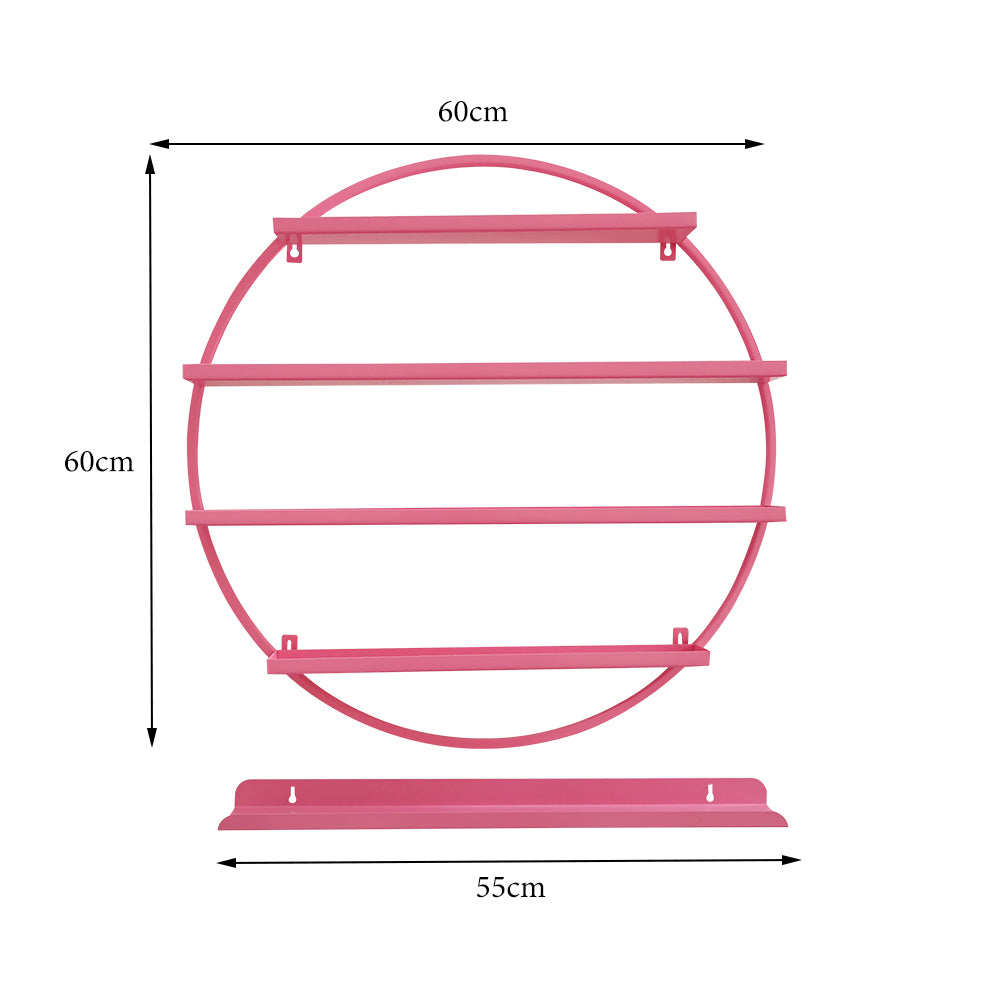 Alternative view of Diva Round Nail polish display Shelf - White