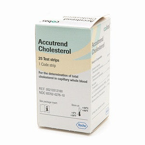 Accutrend Plus Cholesterol Test Strips (25/Pack)