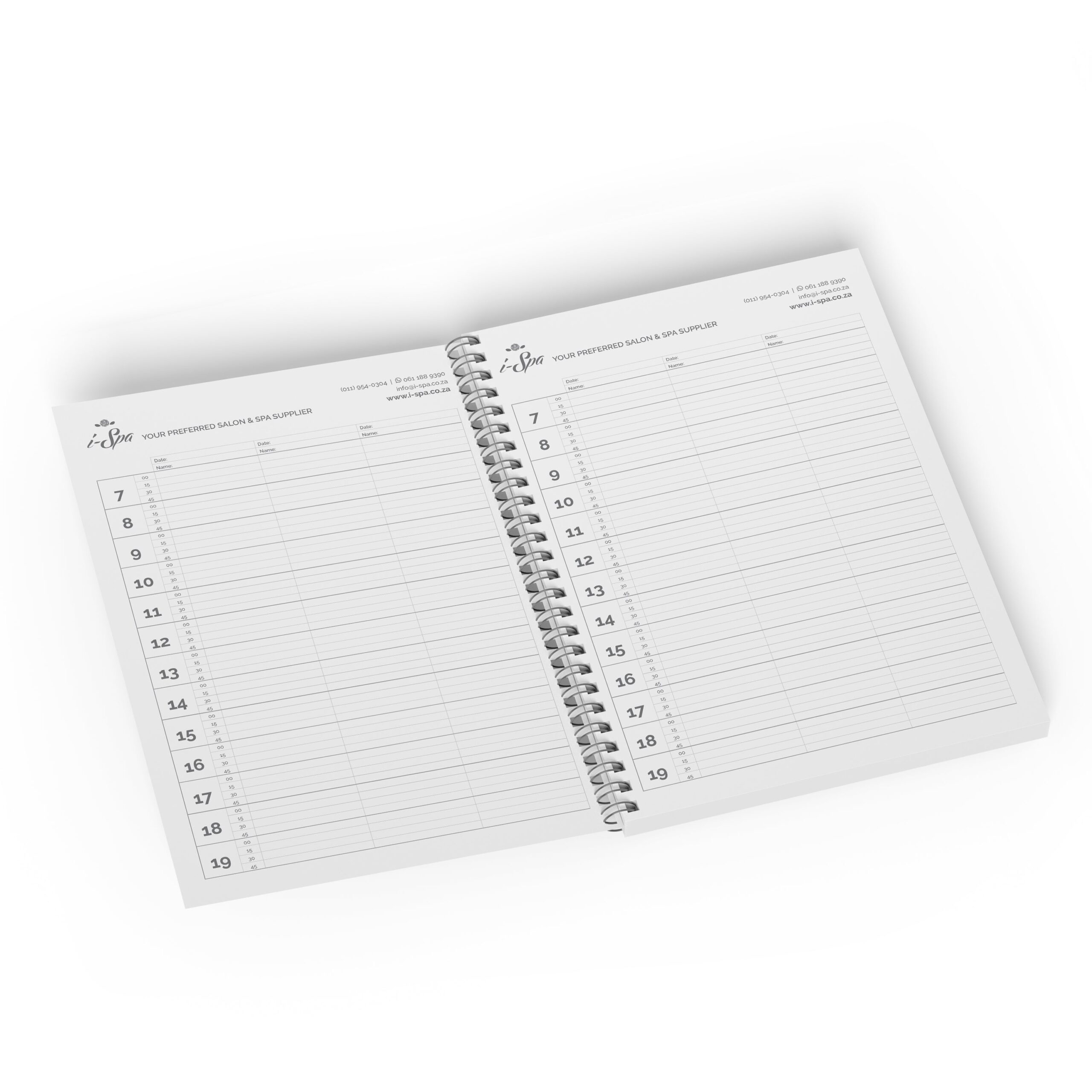 Alternative view of i-Spa A4 Appointment Book