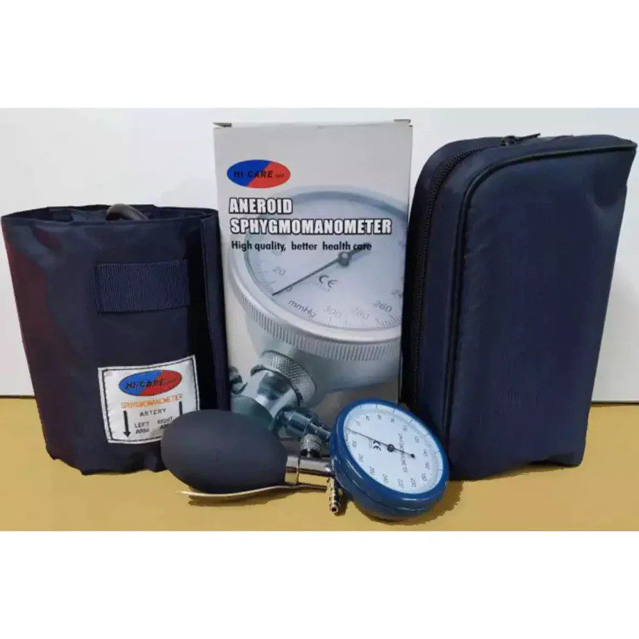 BP Meter Aneroid Palm ABS Gauge – Blue