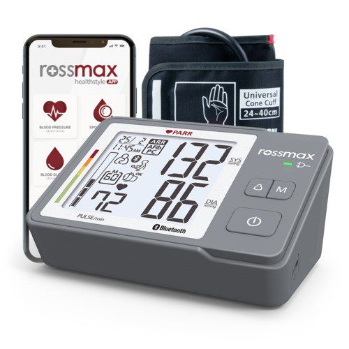 Alternative view of BP Meter Rossmax Z5