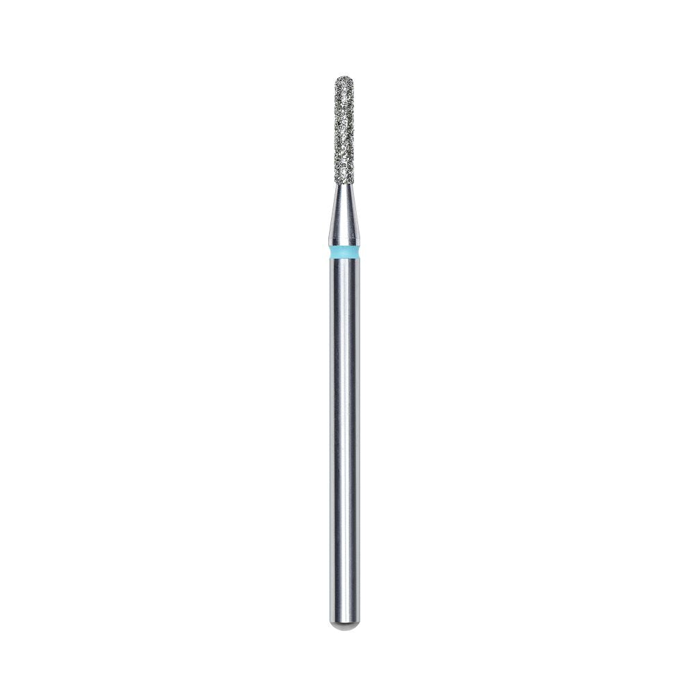 Alternative view of Staleks Diamond nail drill bit rounded cylinder blue EXPERT head diameter 1,4 mm / working part 8 mm