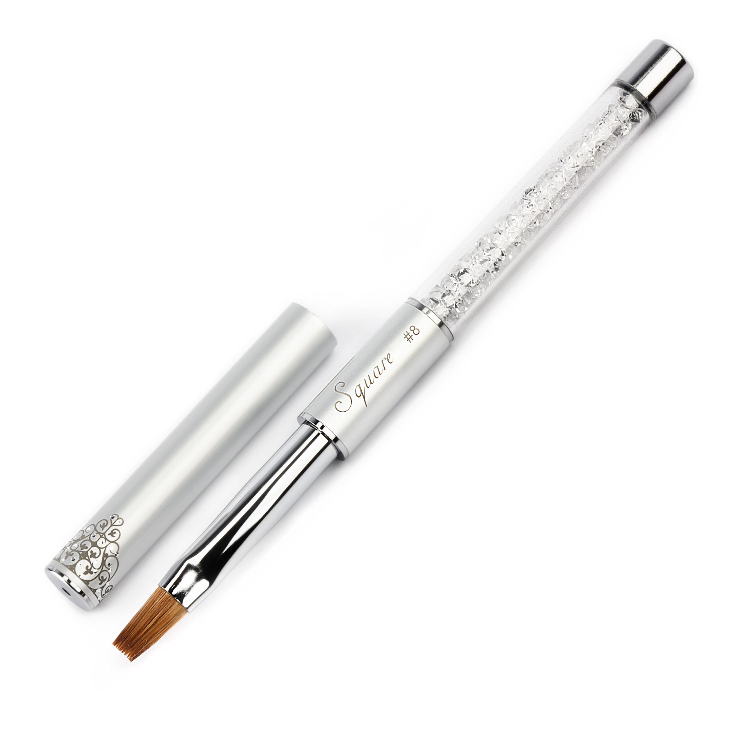 Ugly Duckling Premium crystal #8 square brush