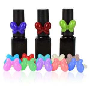 Alternative view of Butterfly Nail polish rings 50's