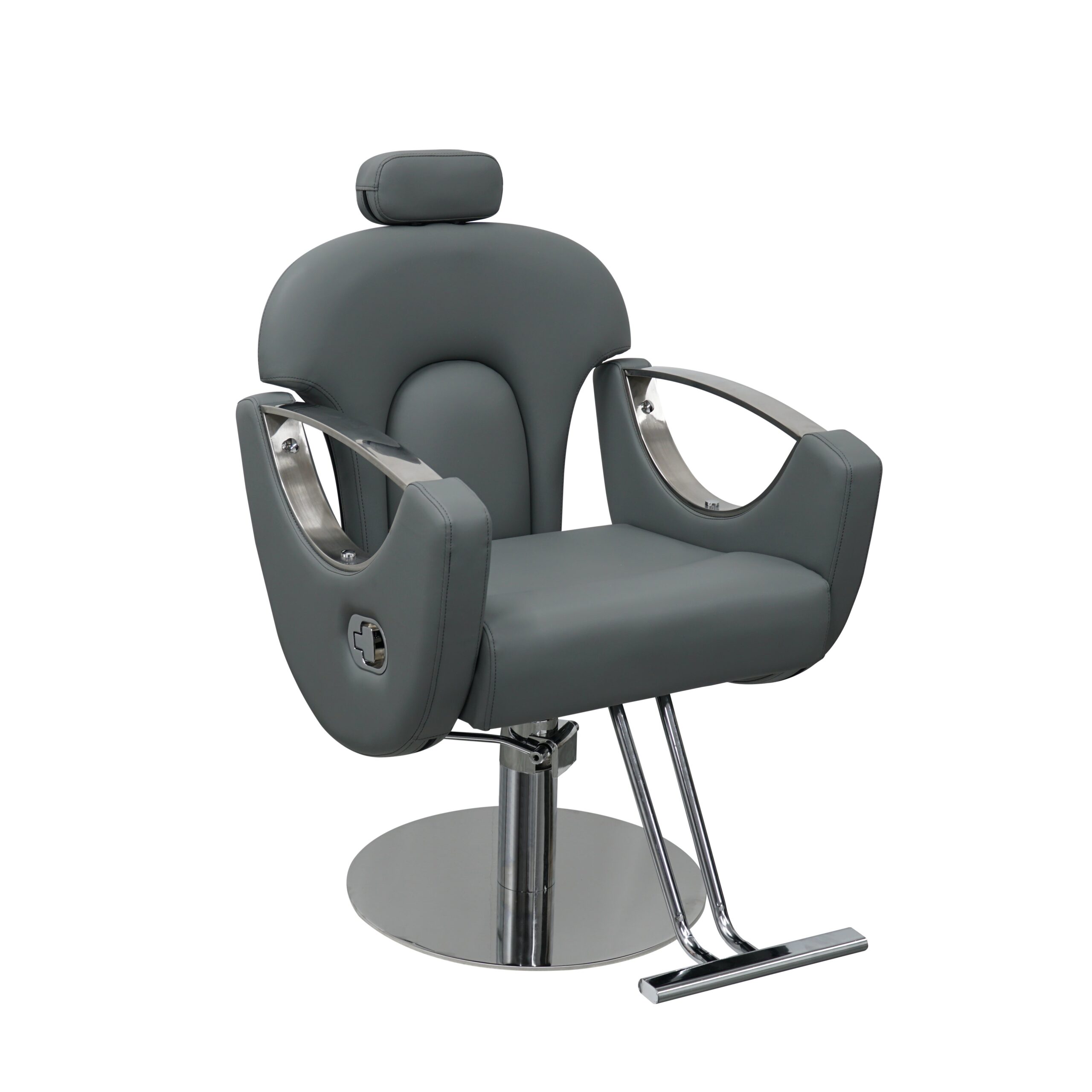 Supreme stylist & brow chair - Reclining- Grey & Silver