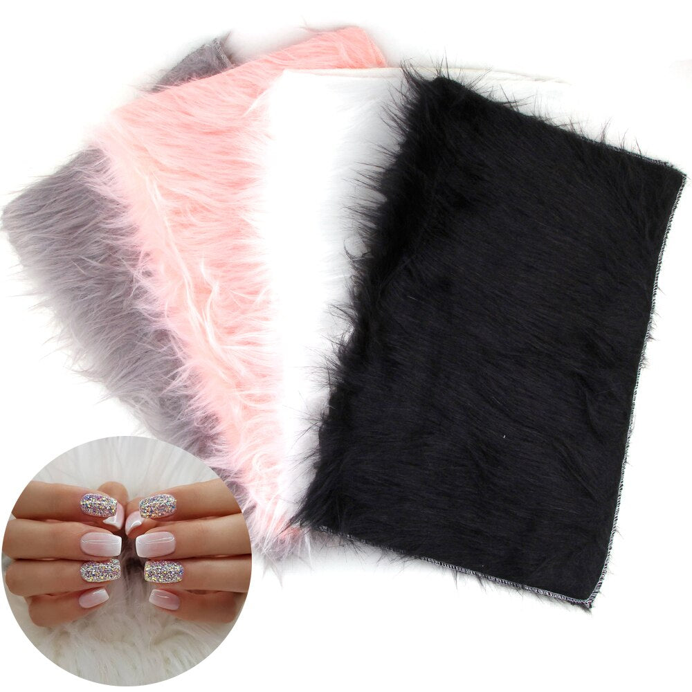 i-Spa Faux Fur Nail Photo Prop