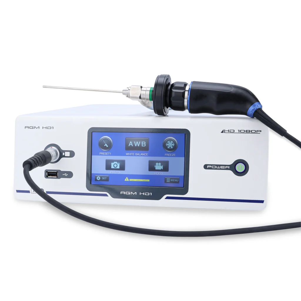 Alternative view of Full HD Laparoscopy Tower with Laparoscopic Instruments, Devices and Endoscope Camera System included