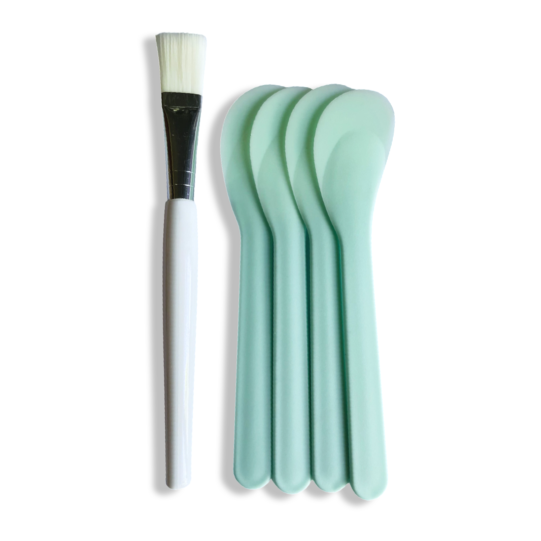 Mask Brush & Spatula Set  - Mint