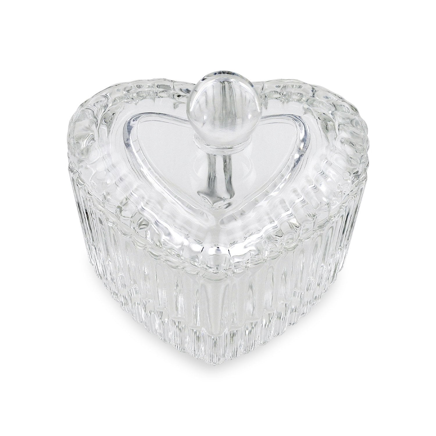 Alternative view of Glass dappen dish - Heart shape
