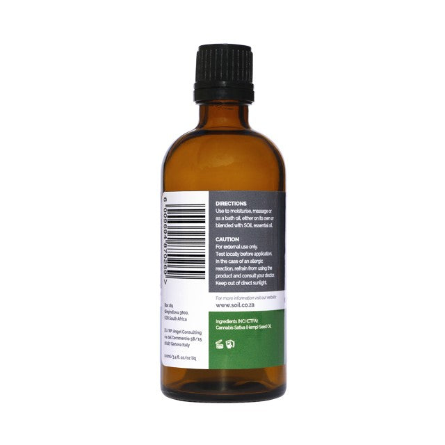 Alternative view of SOiL Hemp Seed Oil 100ml