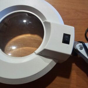 Alternative view of Mag lamp with clamp DEMO (cracked)