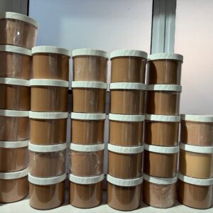 Loose sheer powders mixed