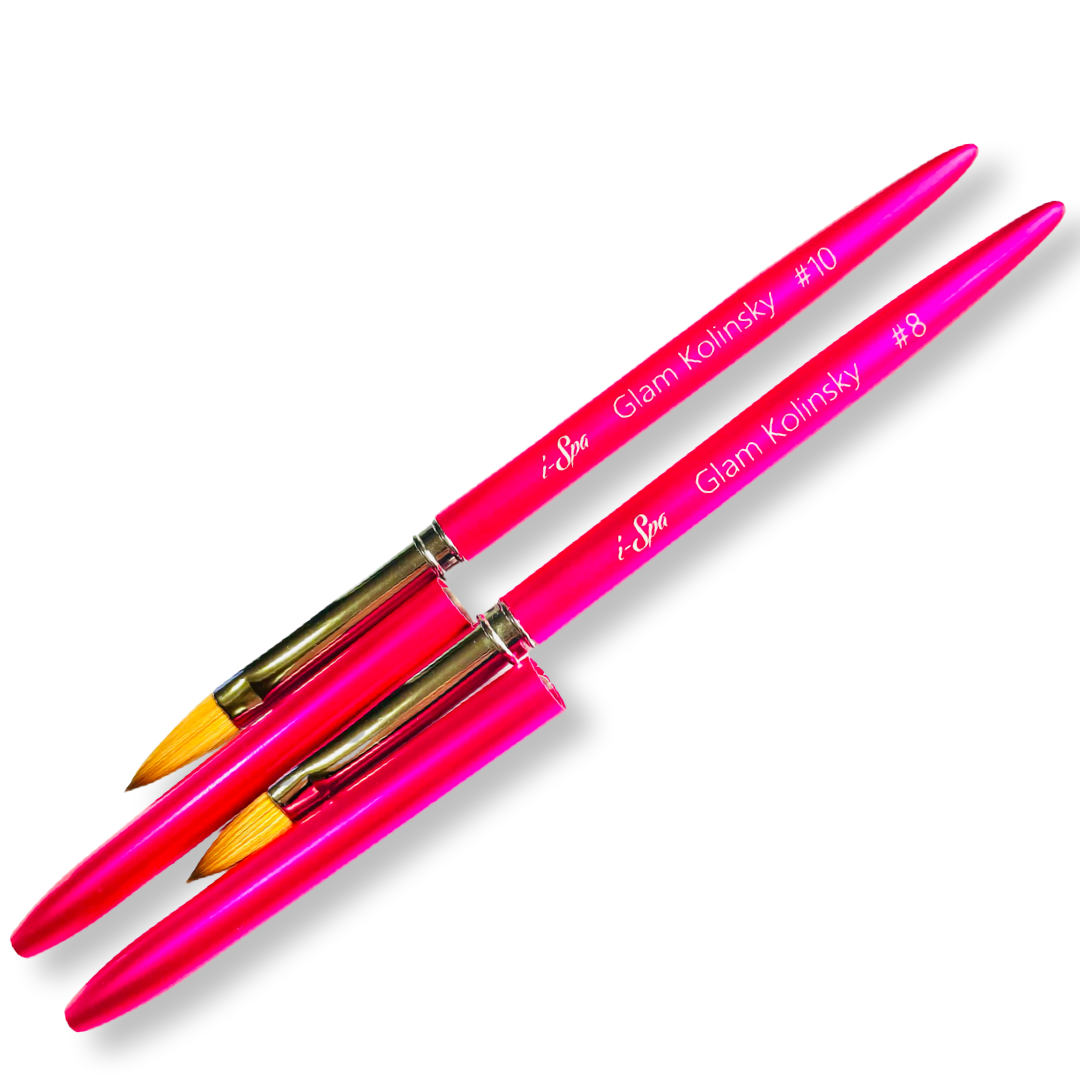 Alternative view of Glam Kolinsky Acrylic brush