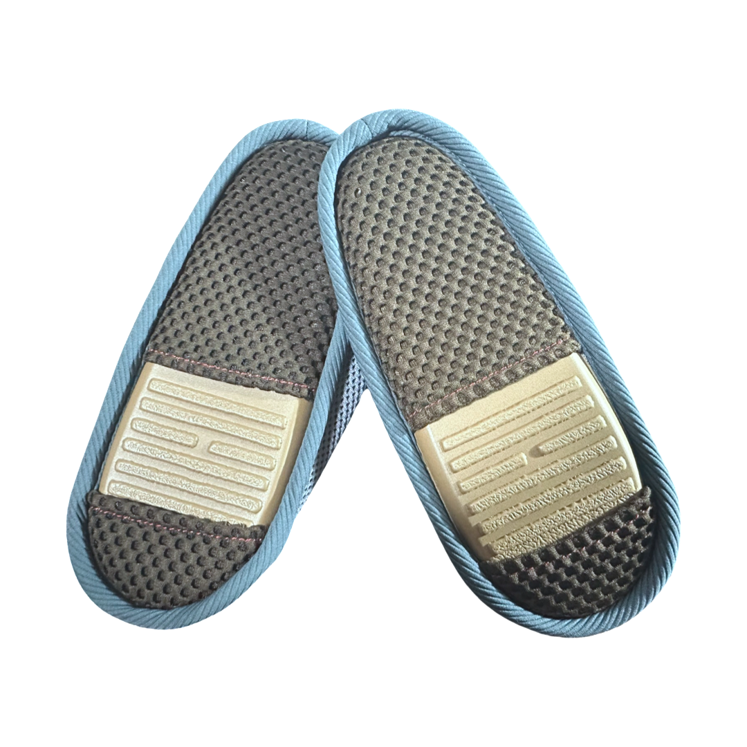 i-Spa Grey Washable Slippers - Image 3