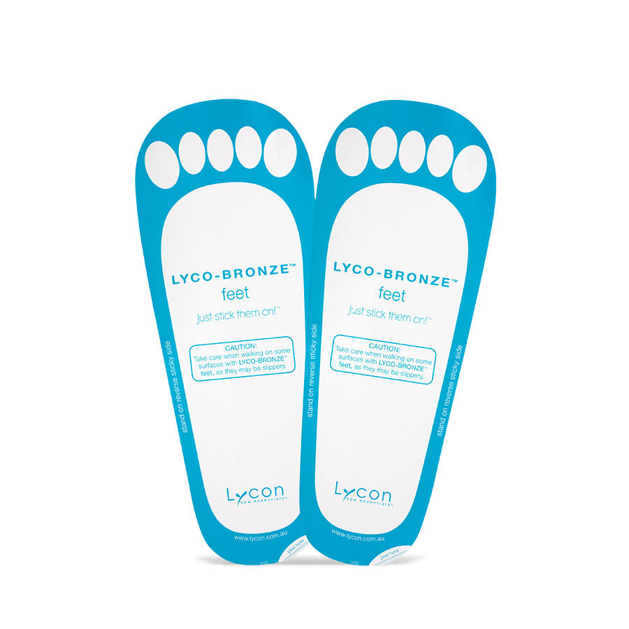 Lyco-bronze sticky feet (pair)