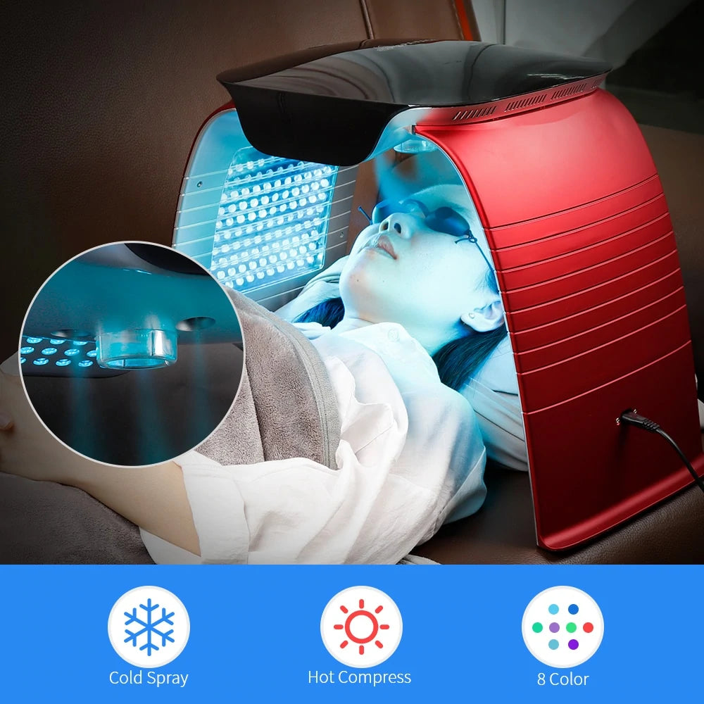 LED PDT light Therapy device with steam - Image 3