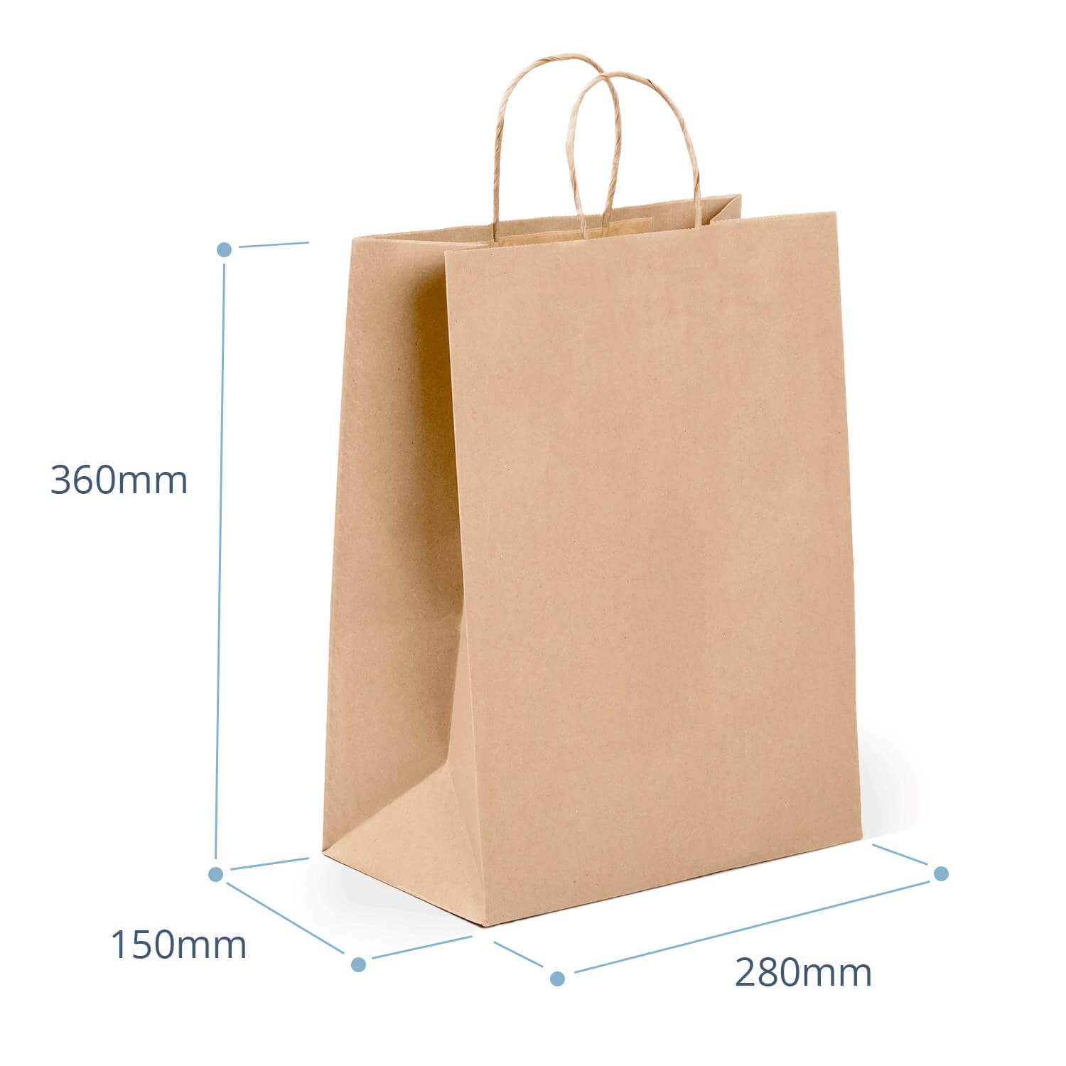 Medium Heavy Duty Paper Shopping Bag