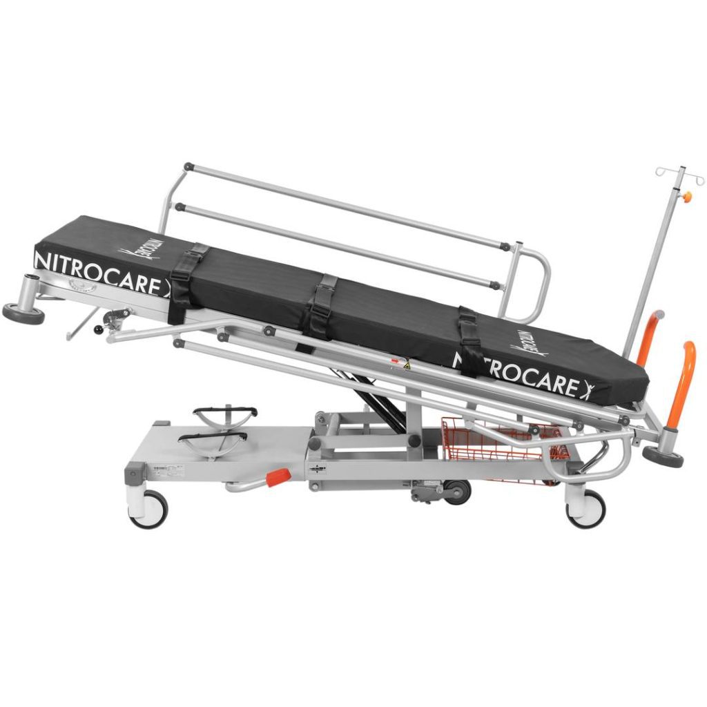 Alternative view of NTCR SD 01 (NHS 810) Patient Transport Stretcher