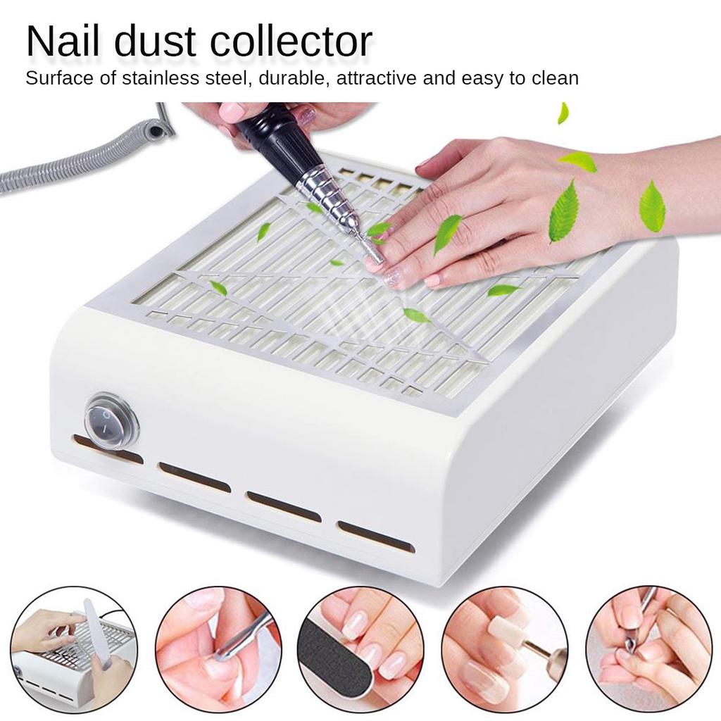 Alternative view of White square dust collector