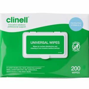 Clinell Universal Wipes Soft Pack (200/Pack)