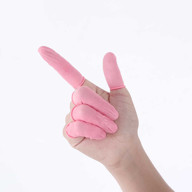 Finger Cots - PINK - 100pc - Image 3