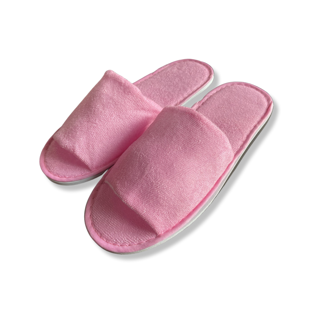 Disposable Pink Slippers - Box 100