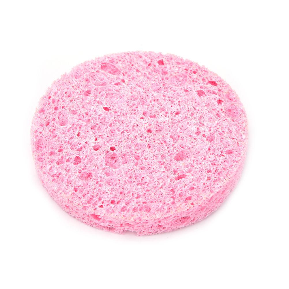 Alternative view of Cellulose Pink Compressed Sponge - 1 Pair