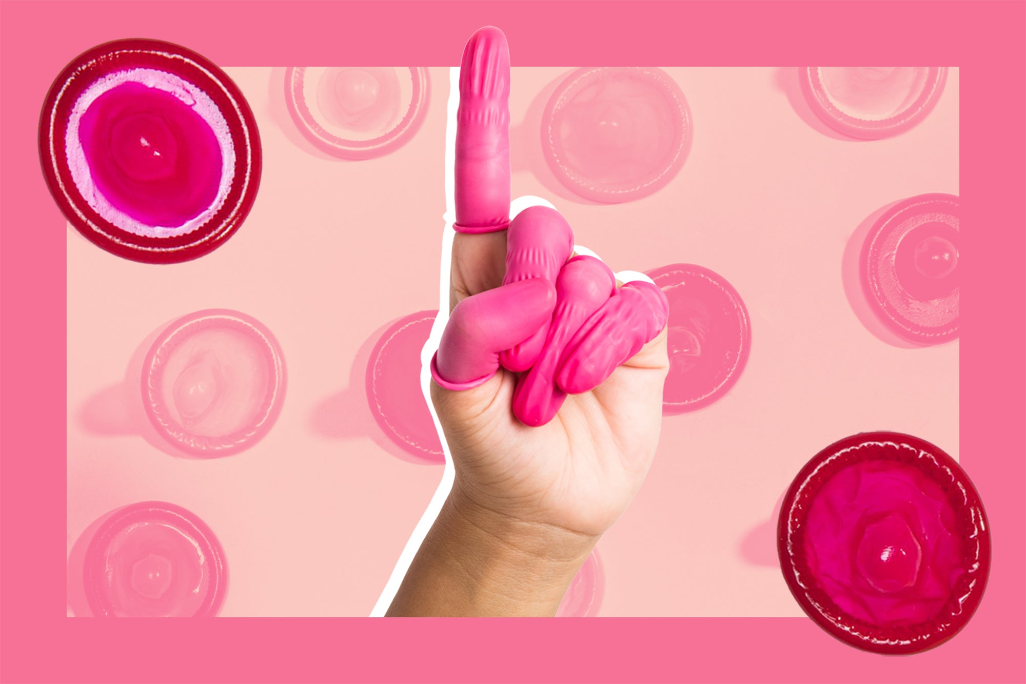Finger Cots - PINK - 100pc - Image 6