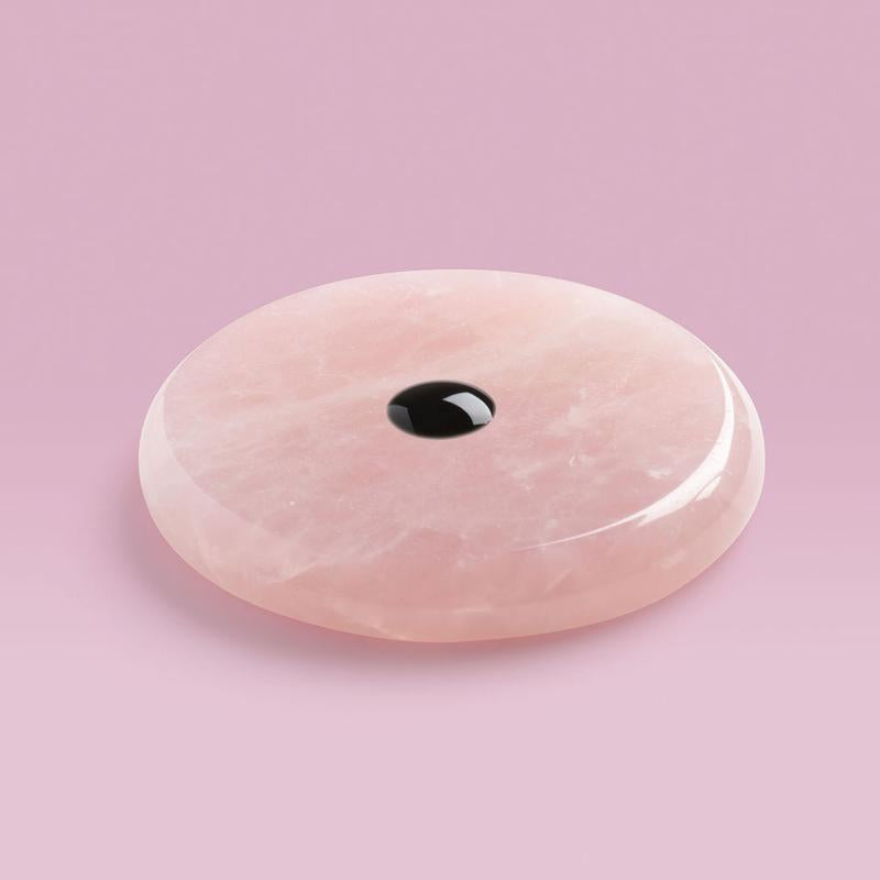 Alternative view of Pink Jade stone
