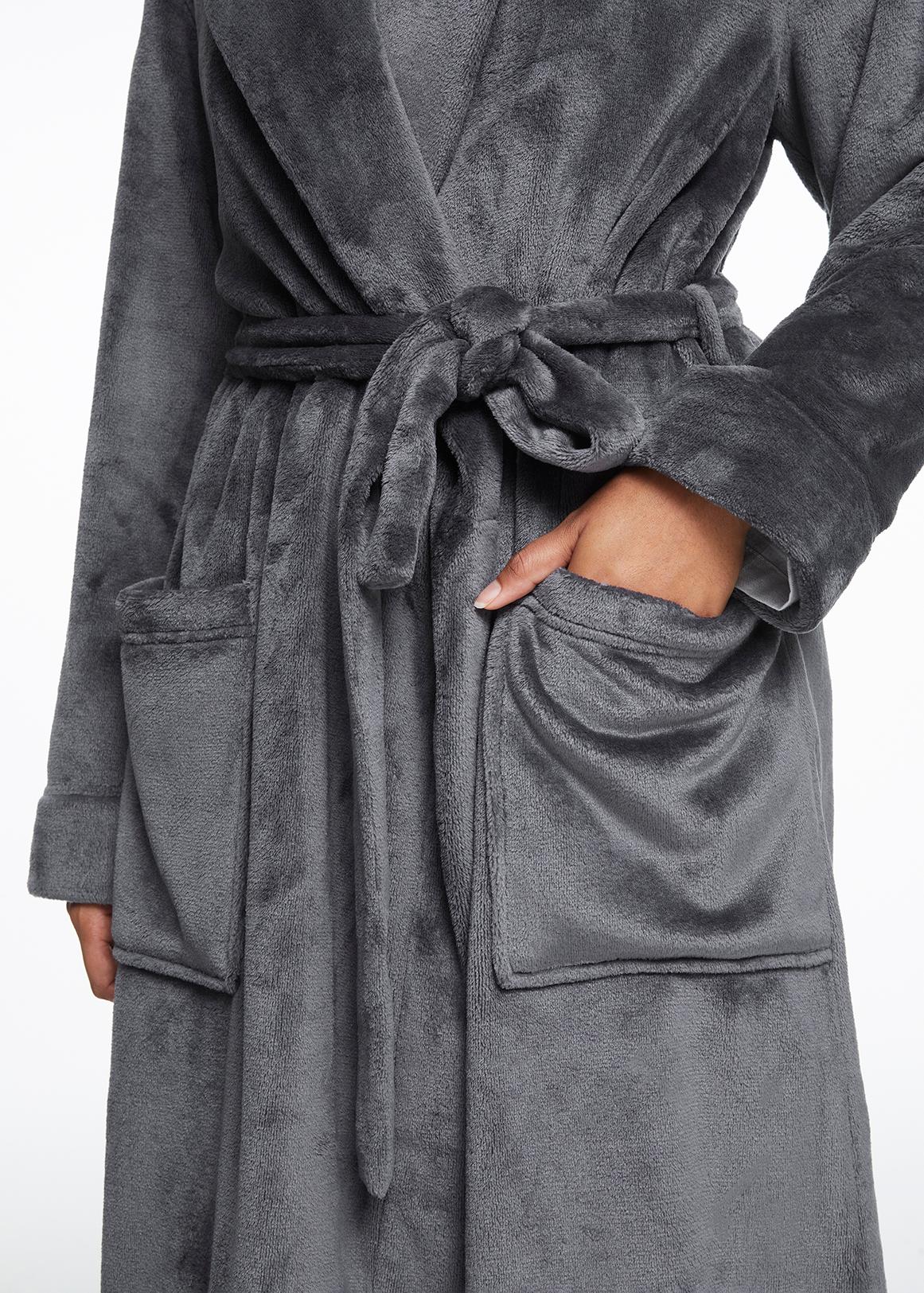 Luxury Spa Gown | Charcoal - Image 5