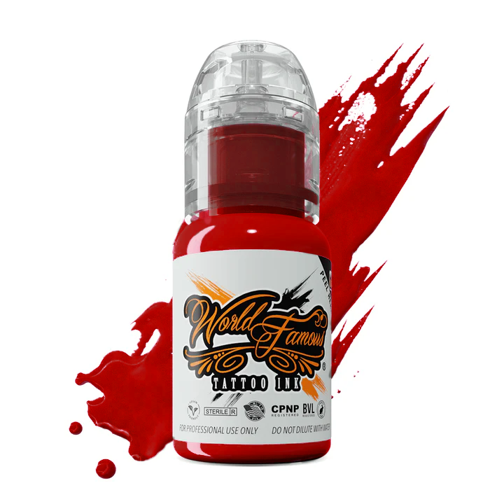 World Famous Tattoo Ink | Red Hot 15ml
