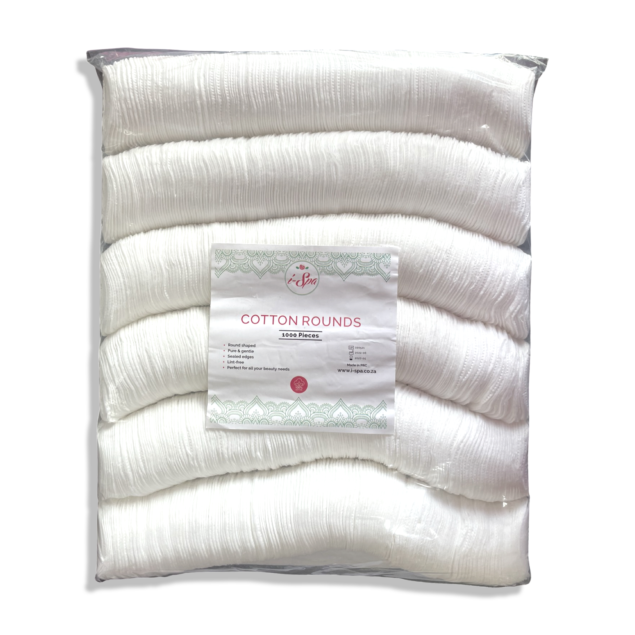 Cotton Rounds Bulk Pack - 1000pc