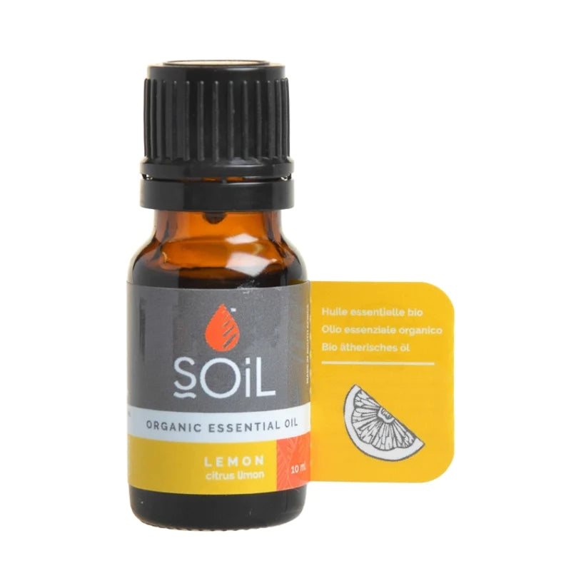 SOiL Organic Lemon Essential Oil 10ml or 30ml