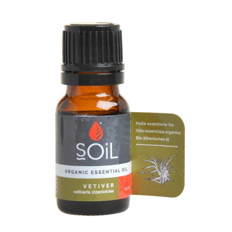 SOiL Organic Vetiver Essential Oil 10ml