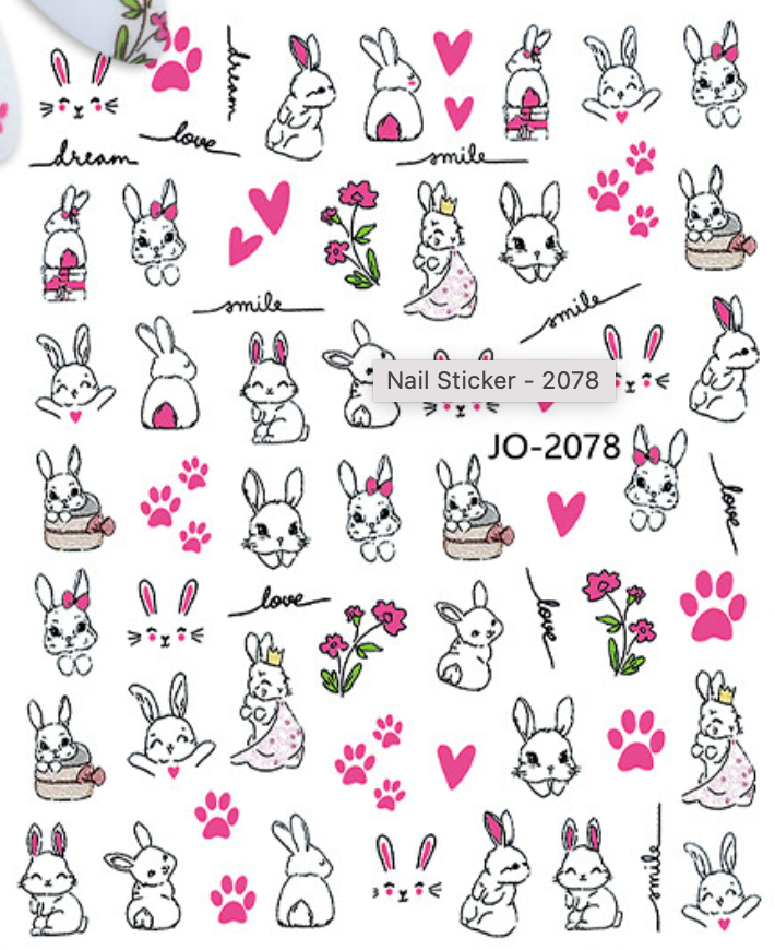 Nail Art Sticker - #2078