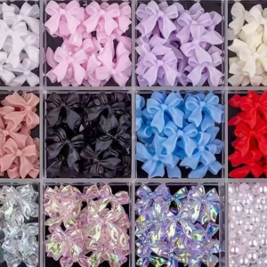 Alternative view of 3D Bow Nail art Set | 12 Grit