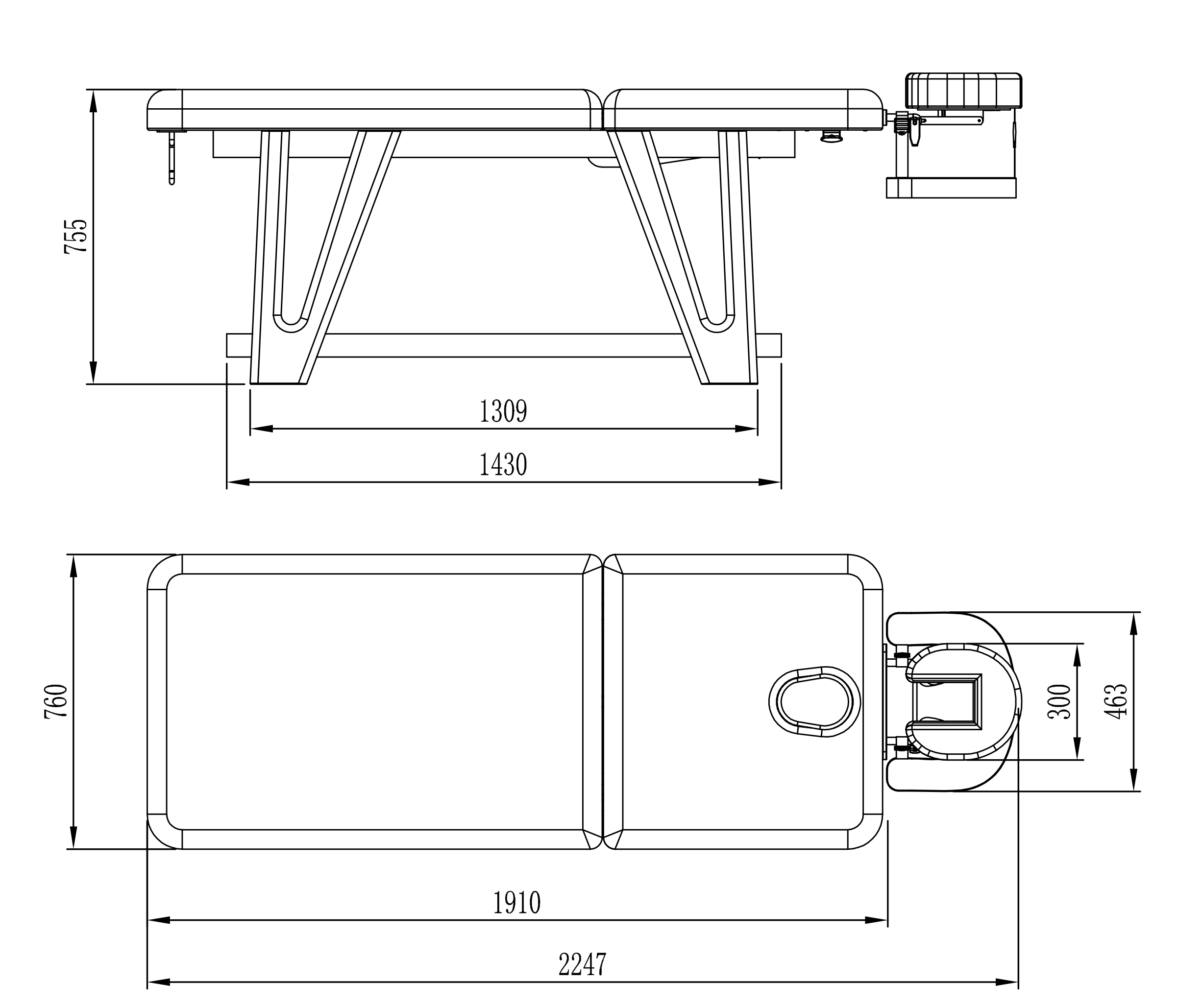Sanctuary Elite Spa Bed | Khaki - Image 4