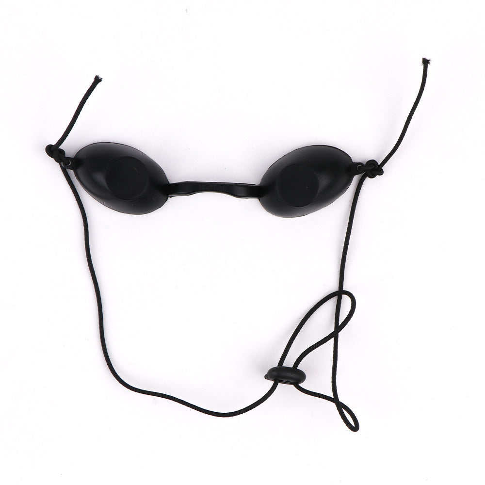 Sunbed & Laser Protection Glasses - BLACK