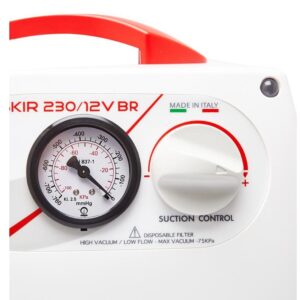 Alternative view of Surgical Suction Askir 230 with battery back up 12V