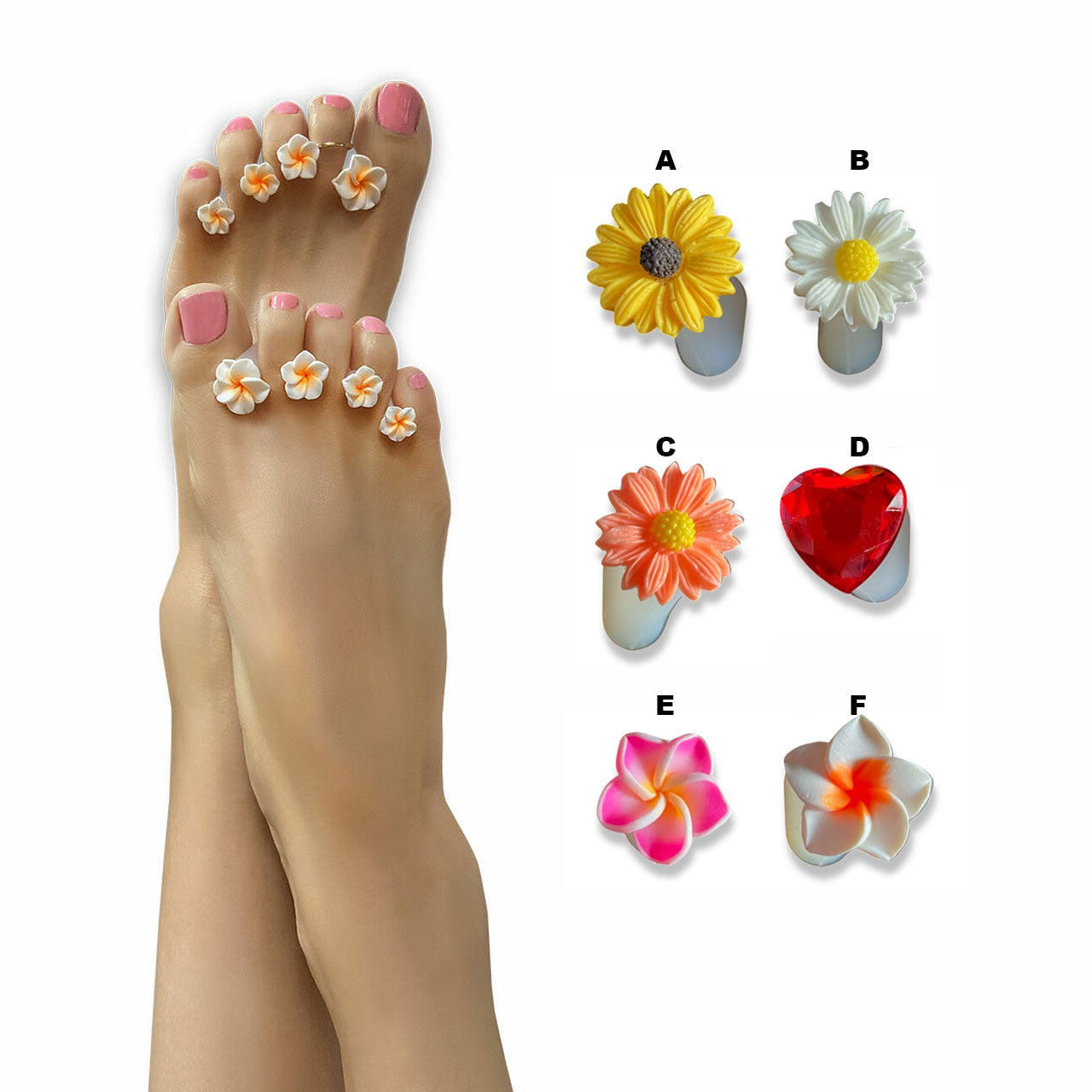 Unique Toe Separator sets - 6 Options