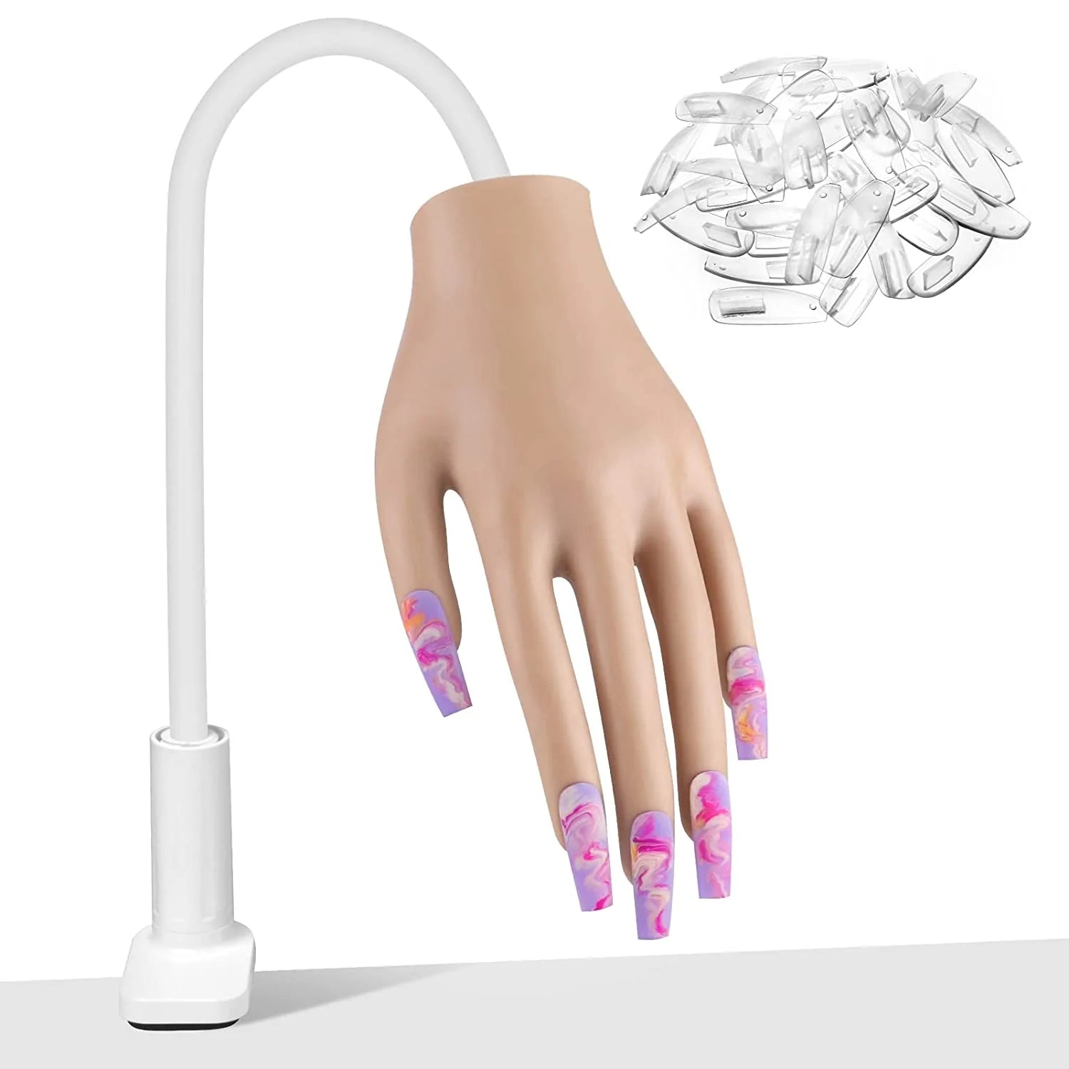 Silicone Nail Practice Hand