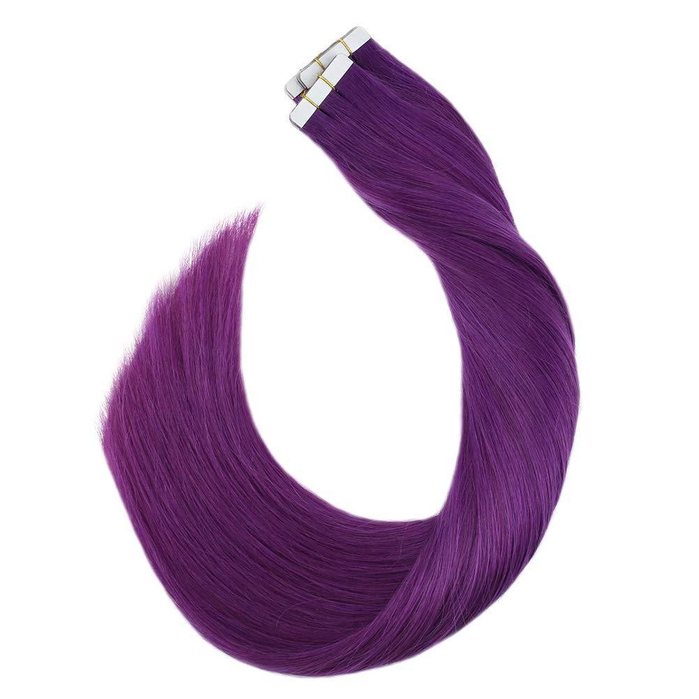Tape in Hair Extensions - Violet - 20inch