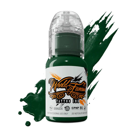 World Famous Tattoo Ink | Vegas Green 15ml