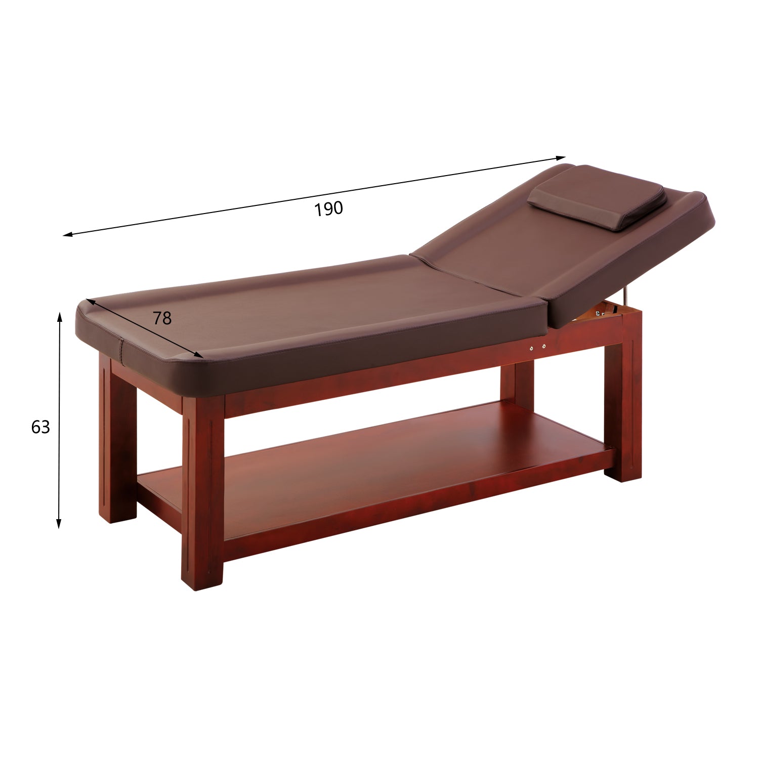 Alternative view of Serenity Wooden Spa Bed