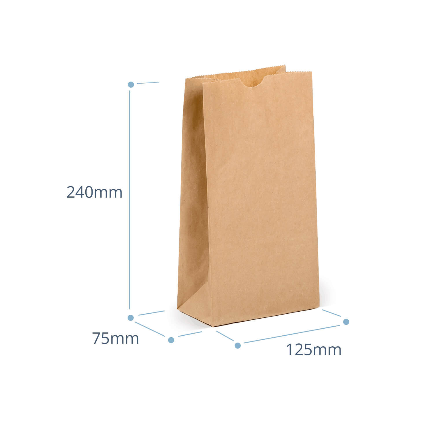 Alternative view of Extra Small Plain Paper Bag