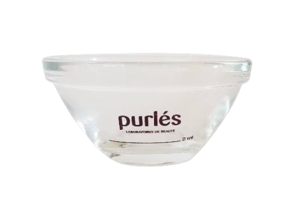 Purlés Glass bowl for chemical peels