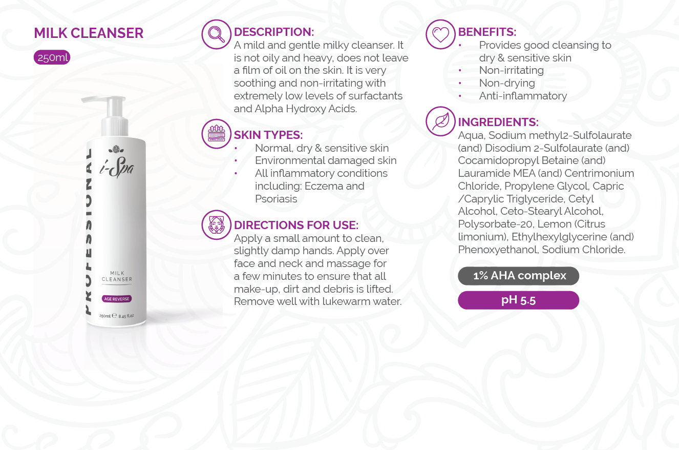 Age Reverse | Professional Milk Cleanser | 250ml - Image 2
