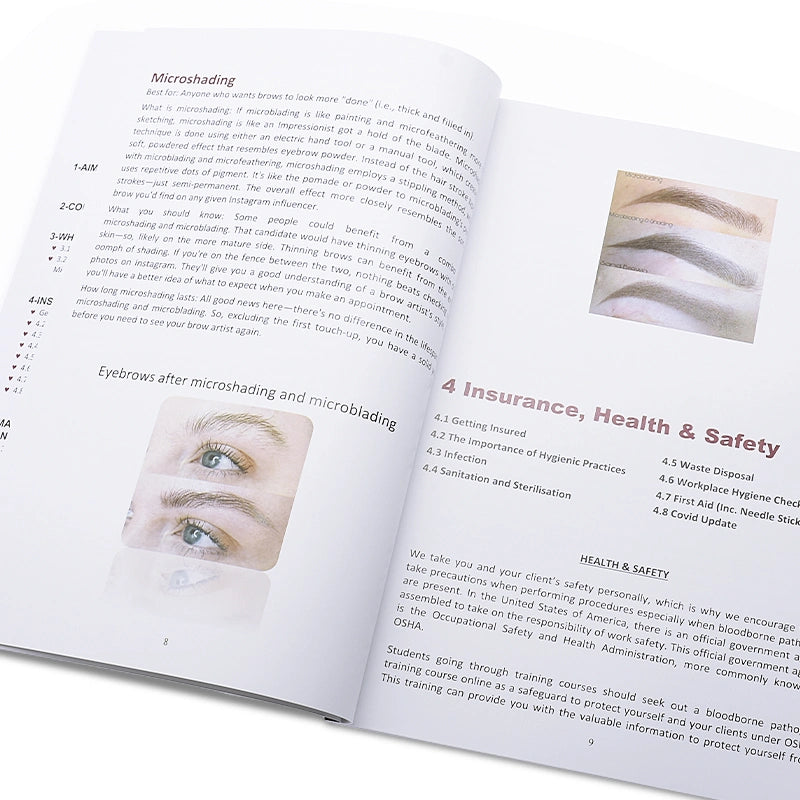 Alternative view of The art of microblading manual